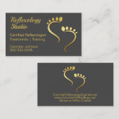 Reflexology Foot Care Visitekaartje (Voorkant / Achterkant)