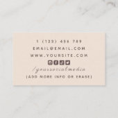 Reflexology Massage Therapy Feet Foot Social Media Visitekaartje (Achterkant)