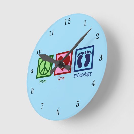 Reflexology Peace Love Ronde Klok (Hoek)