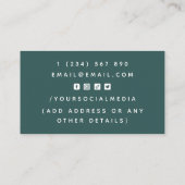 Reflexology Pedicure Massage Therapy  Feet Visitekaartje (Achterkant)