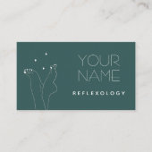 Reflexology Pedicure Massage Therapy  Feet Visitekaartje (Voorkant)