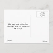 Reflexology visitekaartje briefkaart (Achterkant)