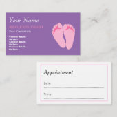 Reflexoloog Appointment Visitekaartjes Afsprakenkaartje (Voorkant / Achterkant)