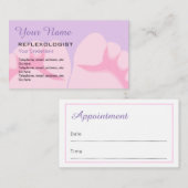 Reflexoloog Appointment Visitekaartjes Afsprakenkaartje (Voorkant / Achterkant)