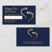 Reflexoloog Chiropodist Pedicure benoeming Visitekaartje (Voorkant / Achterkant)