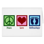 Reflexoloog Peace Love Reflexology Foot Massage (Voorkant Horizontaal)