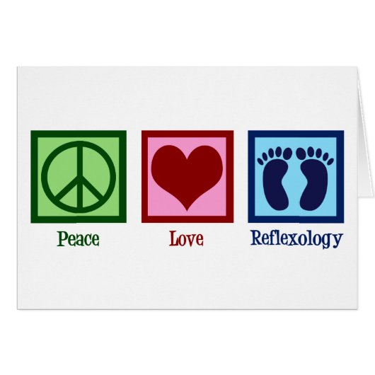 Reflexoloog Peace Love Reflexology Foot Massage (Voorkant Horizontaal)