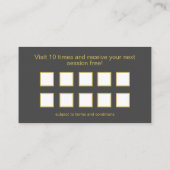 Reflexoloog Podiatrist Pedicure Loyaliteit Kaart Visitekaartje (Achterkant)