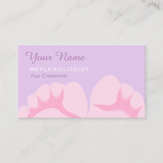 Reflexoloog-Visitekaartjes Visitekaartje (Voorkant)