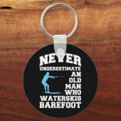 Refoot Waterskiën Waterski Waterskiër Sleutelhanger (Voorkant)
