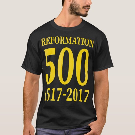 Reformatie 500 Jubileum 15172017 T-shirt (Voorkant)