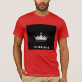 "REFORMATIE" rood T shirt.   T-shirt (Voorkant)