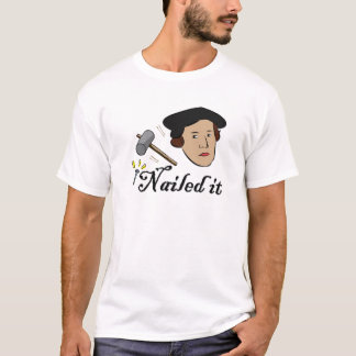 Reformatiedag Martin Luther Christelijk Cadeau Fun T-shirt