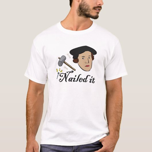 Reformatiedag Martin Luther Christelijk Cadeau Fun T-shirt (Voorkant)