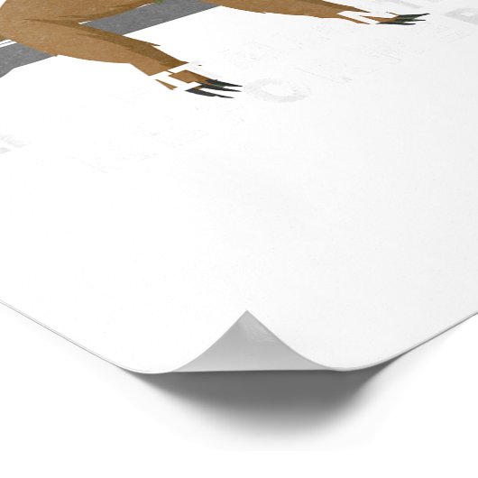 Reformer Lates Sloth Lates  Poster (Hoek)