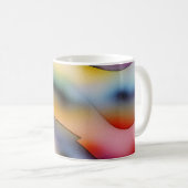 "Refracted Waves" hedendaagse Abstracte kunst Koffiemok (Voorkant rechts)