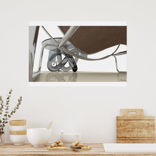 Refracterende reflecties poster (Keuken)