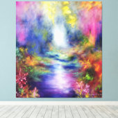 Refractie 1988 canvas afdruk (Insitu (Houten vloer))