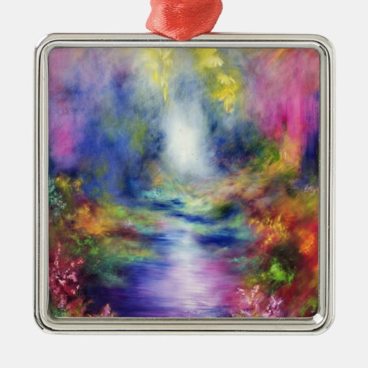 Refractie 1988 metalen ornament (Voorkant)