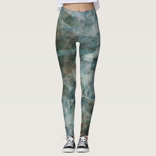 Refractie Action Digital Art Leggings (Voorkant)