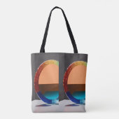 Refractie op onze stijl tote bag (Achterkant)