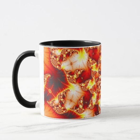 Refractieve warmte - fractale Mok (Links)