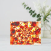 Refractive Heat - Fractal Briefkaart (Staand voorkant)