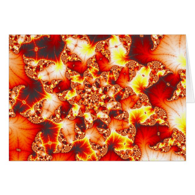 Refractive Heat - Fractal Card (Voorkant Horizontaal)