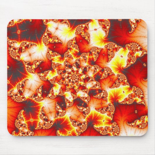 Refractive Heat - Fractal Mousepad Muismat (Voorkant)
