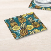 Refresca tu Mesa con Estilo de Piñas Kartonnen Onderzetters (Schuin)