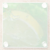 Refreshing Lemon Splash  Glazen Onderzetter (Achterkant)