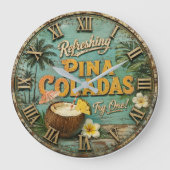Refreshing Piña Coladas Grote Klok (Voorkant)