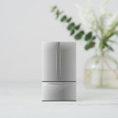 Refrigerator | Appliance Repair Services Logo Visitekaartje (Staand voorkant)