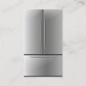 Refrigerator | Appliance Repair Services Logo Visitekaartje (Voorkant)