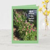 Refuah Sheleimah, Healing verzenden Kaart (Gele Bloem)