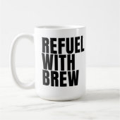 Refuel zwarte koffie mok 15oz (Links)