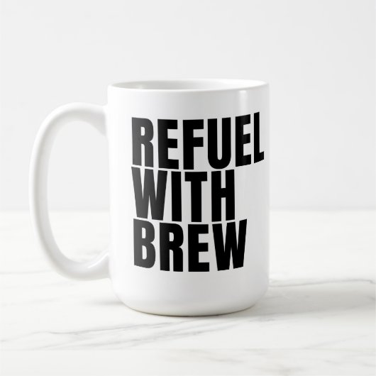 Refuel zwarte koffie mok 15oz (Links)