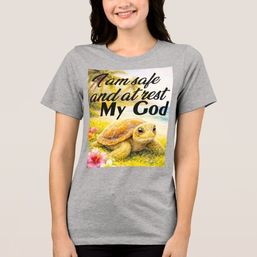 Refuge in Grace Tri-Blend Shirt (Voorkant)