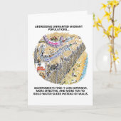 Refugee Water Slides wenskaart Kaart (Gele Bloem)