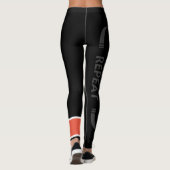 #RefugeeJitsu gerangschikt spats (Black Belt Instr Leggings (Achterkant)