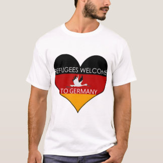 refugees welcome to germany t-shirt