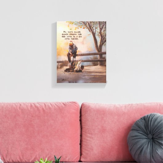 Refúgio Canvas Afdruk (Insitu (Woonkamer))