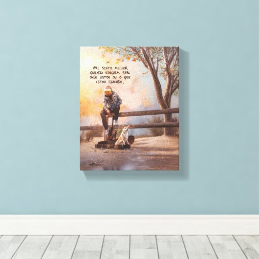 Refúgio Canvas Afdruk (Insitu (Houten vloer))