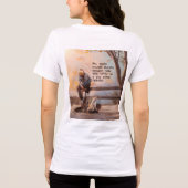 Refúgio (Modelo II) Tri-Blend Shirt (Achterkant)