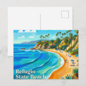 Refugio State Beach Californië Briefkaart (Voorkant / Achterkant)