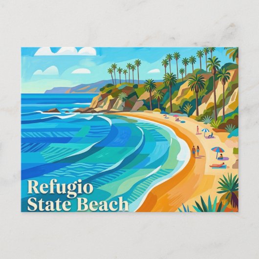 Refugio State Beach Californië Briefkaart (Voorkant)