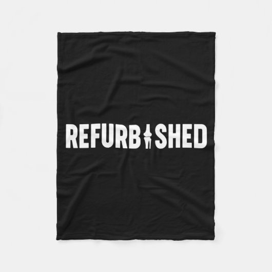 Refurbished New Knee Replacement Funny Knee Surger Fleece Deken (Voorkant)