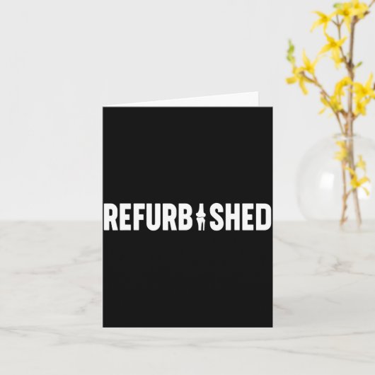 Refurbished New Knee Replacement Funny Knee Surger Kaart (Gele Bloem)