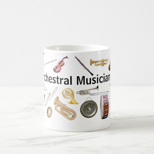 Reg. 11 oz. Mok Orchestrale instrumenten (Center)