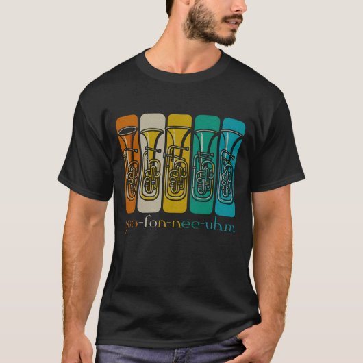 reg Euphonium Player Euphoniumist Brass Horn T-shirt (Voorkant)